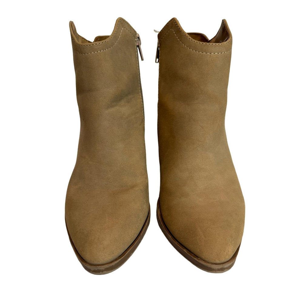Soda Suede Booties Beige Light Brown Size 6.5 Boots‎ - EUC - Picture 2 of 11